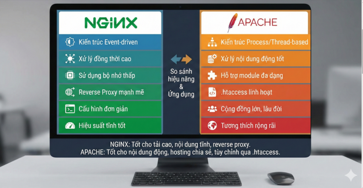 Webserver Apache là gì? Hướng dẫn từ cơ bản về máy chủ web Apache