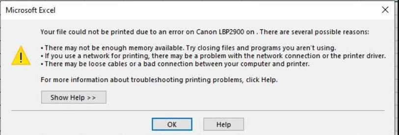 Xử lý lỗi Enough Memory trong Excel làm file chậm và nặng